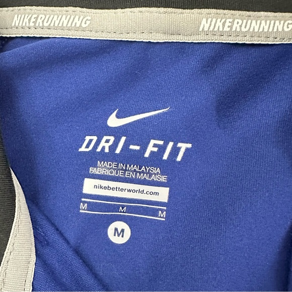Nike Element DRI-FIT 1/4 Zip Royal Blue Running Workout Hiking Top medium - Picture 12 of 15